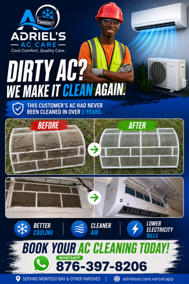 AC CLeaning Service Air Conditioning Montego Bay