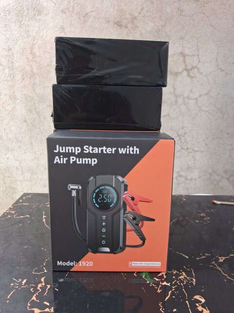 Portable Car Jump Starter And Pump