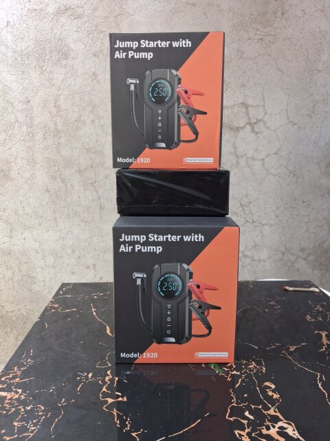 Portable Car Jump Starter And Pump