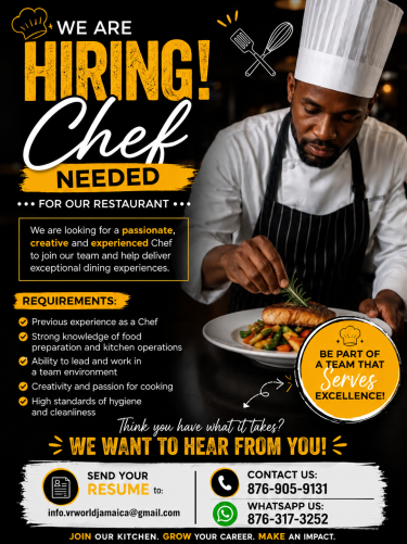 COOK HIRING Full Time Jobs Upper Waterloo Road