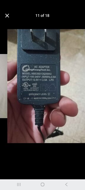 Slightly Used AC Power Adapter