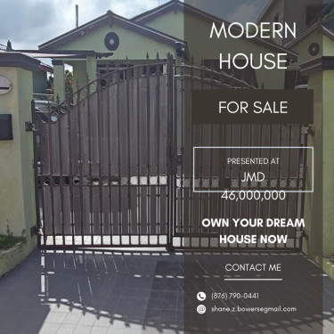 Modern 3 Bedroom Bungalow  Houses Bogue Village 