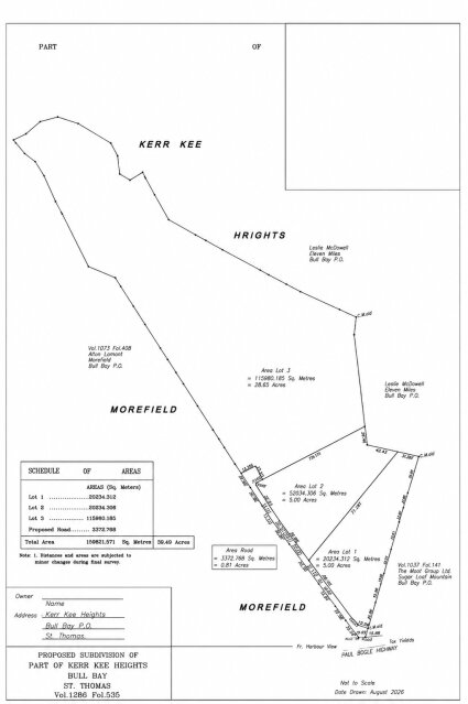 Prime 10 Acres Of Land Off Highway Land Bull Bay