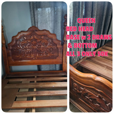 Queen Bed Head, Base N Bottom 