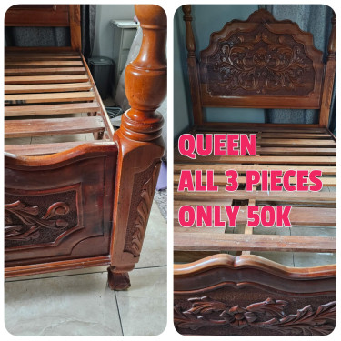 QUEEN BED HEAD, BASE N BOTTOM  Commercial Angels Spanish Town 