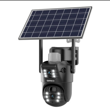 Solar Powered 8MP Wireless WiFi  Outdoor Pan Secur