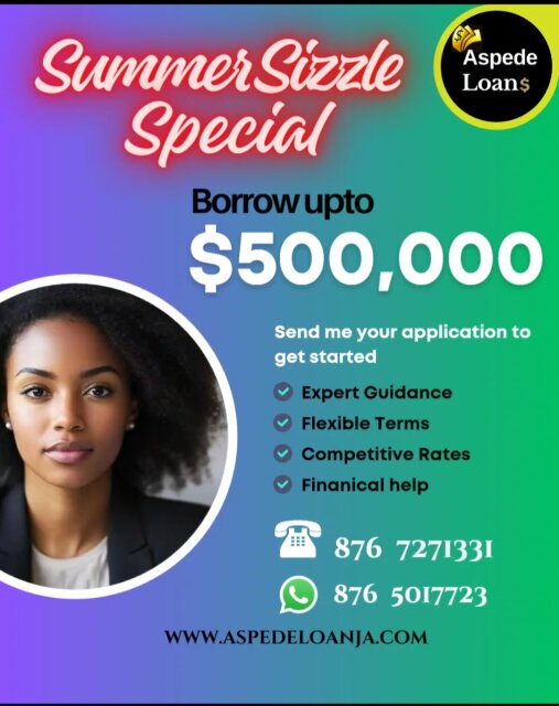 Summer Loan Special Loans Kingston