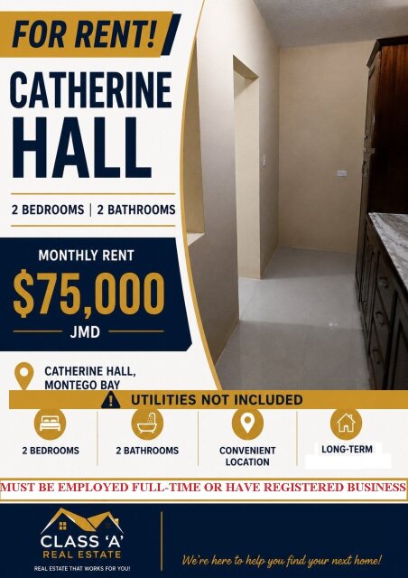 Downstairs 2 Bedroom For $75,000 In Catherine Hall Houses CATHERINE HALL