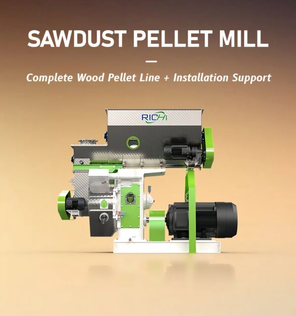 Sawdust Pellet Machine For High-Fiber Wood Waste Construction Services Zhengzhou