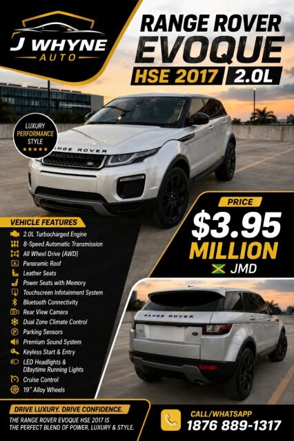 Range Rover Evoque HSE 2017 2.0L