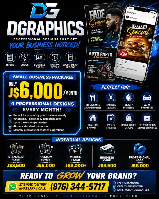 Graphics Services Events Portmore