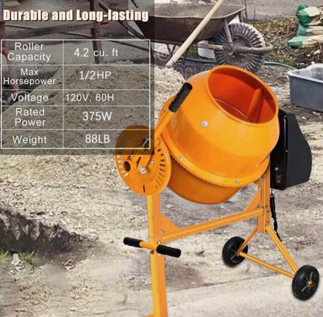 New Electric Concrete Mixer For Sale Tools Moneague