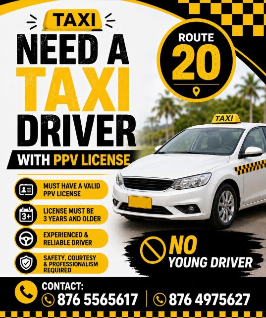 Driver Needed Full Time Jobs Greater Portmore