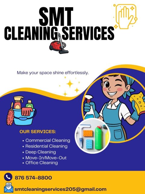 SMT Cleaning Services House Keeping Services Kingston & St. Andrew