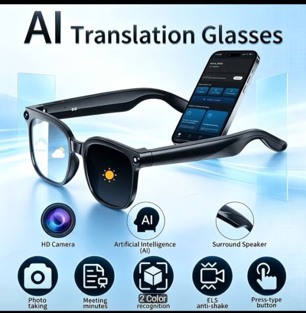 Ai Smart Camera Glasses