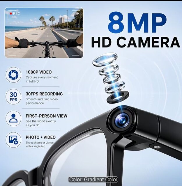 Ai Smart Camera Glasses