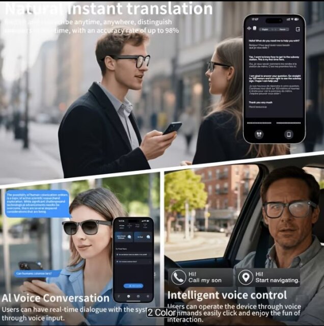 Ai Smart Camera Glasses