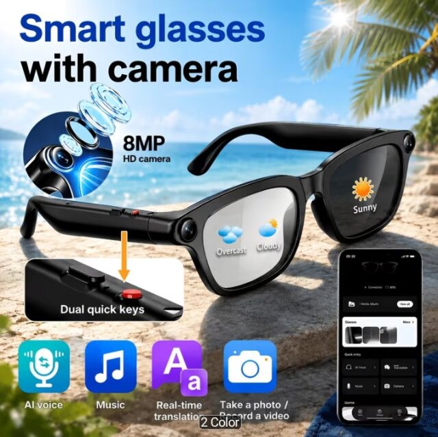 Ai Smart Camera Glasses
