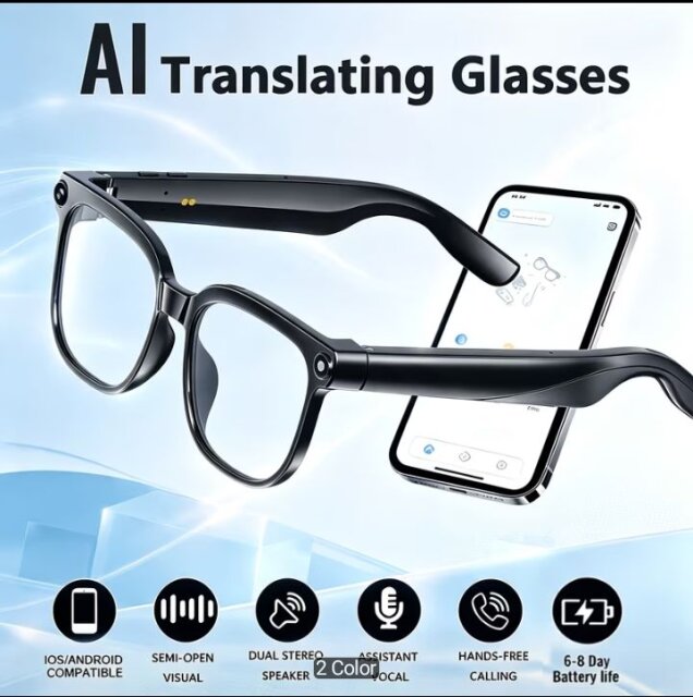 Ai Smart Camera Glasses