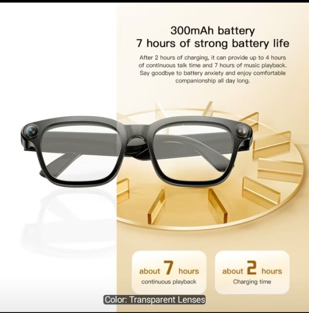 Ai Smart Camera Glasses