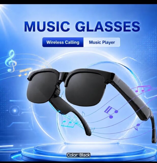 Music Glasses Wireless Hands Free Take Calls