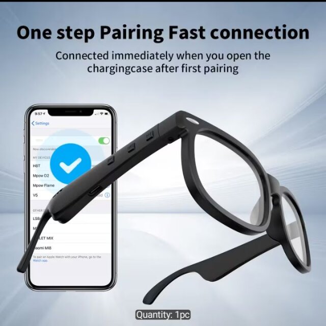 Music Glasses Wireless Hands Free Take Calls