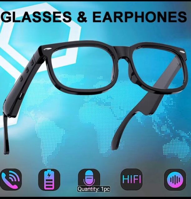 Music Glasses Wireless Hands Free Take Calls Cameras Seaview Garden Health Center