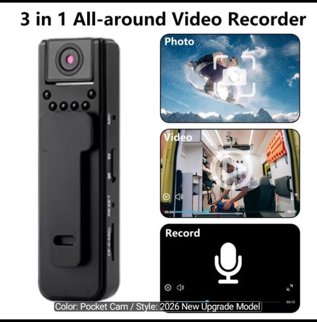 Body Dash Cam 2k Compact
