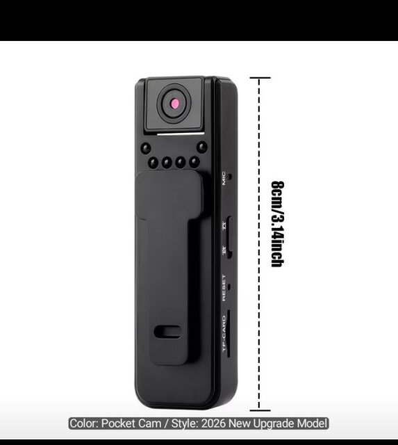 Body Dash Cam 2k Compact