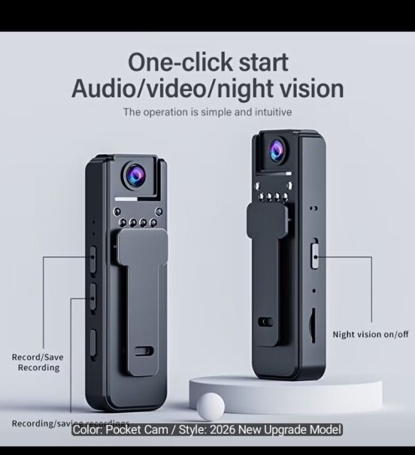 Body Dash Cam 2k Compact