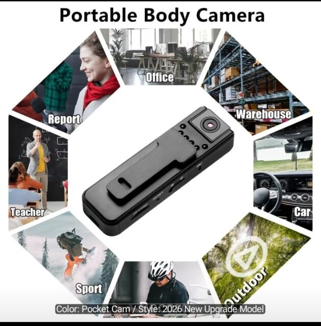 Body Dash Cam 2k Compact