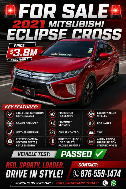 2021 Mitsubishi Eclipse Cross Vans & SUVs Portmore/Parish Town