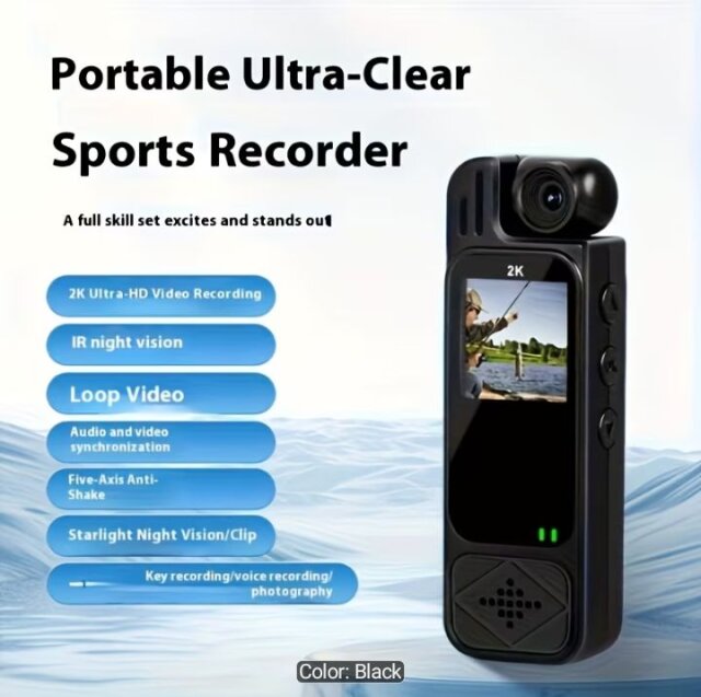 Body Cam Sports Recorder 1080 Hd