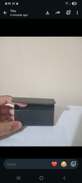 Small Black Leatherette Card Holder