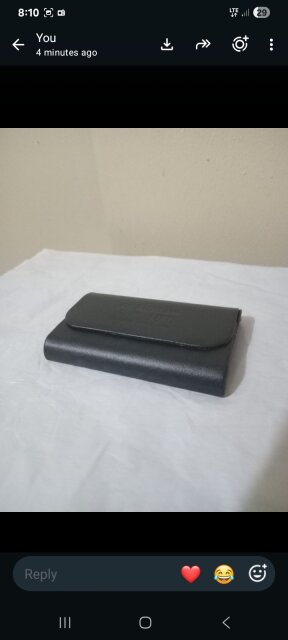 Small Black Leatherette Card Holder Other Market Havendale