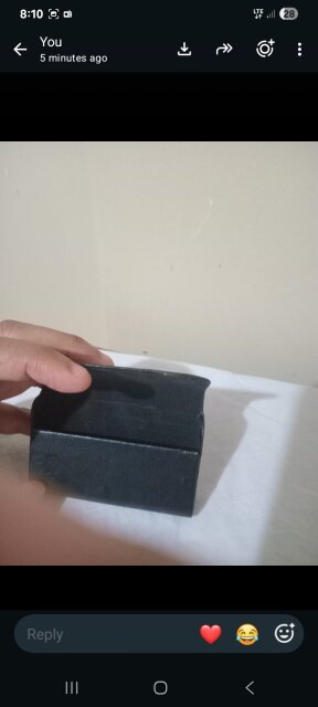 Small Black Leatherette Card Holder