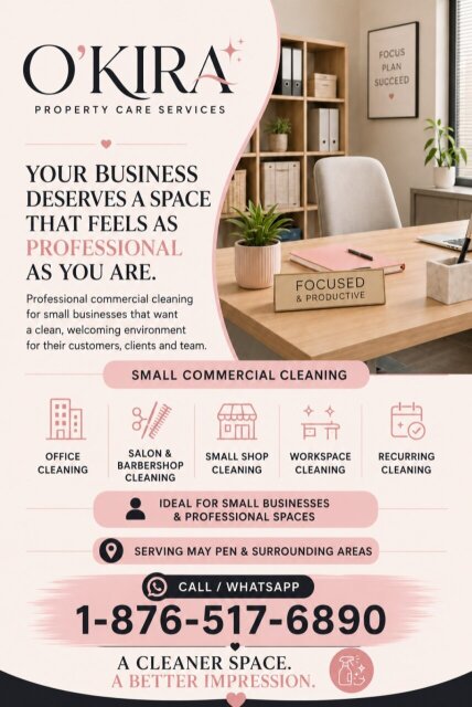 Residential And Small Commercial Cleaning Services