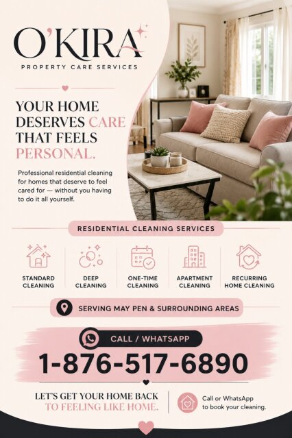 Residential And Small Commercial Cleaning Services