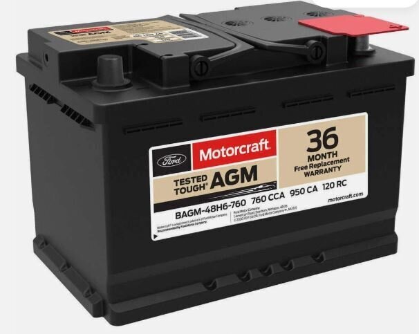 Ford Motor Craft Heavy Duty AGM Battery