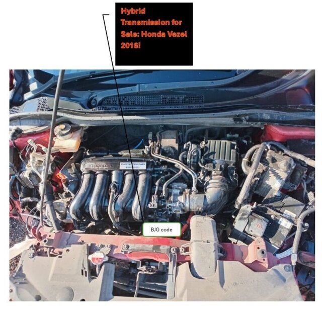 2016 Honda Vezel Hybrid - Transmission Auto Parts Mandeville