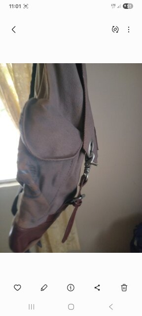 Vintage-Style Canvas Rucksack