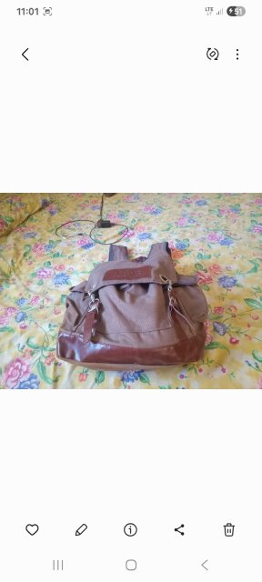 Vintage-Style Canvas Rucksack