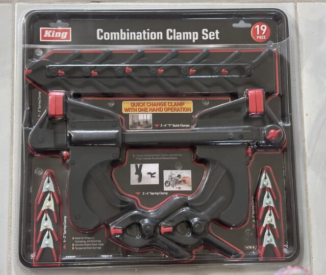 King 19 Piece Combination Clamp Set Tools St Ann
