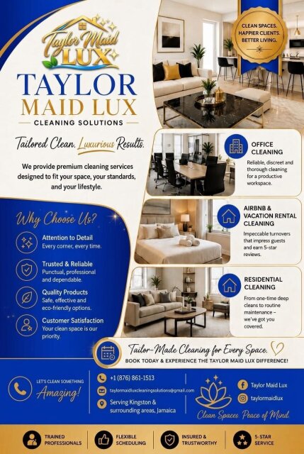 Taylor Maid Lux Cleaning Solutions. Airbnb Support