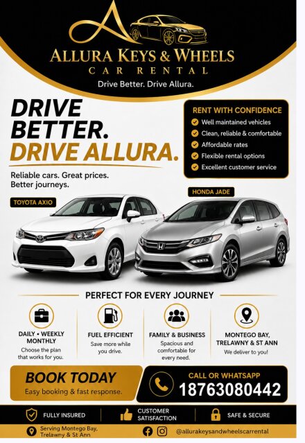 Rentals Available Cars St Ann