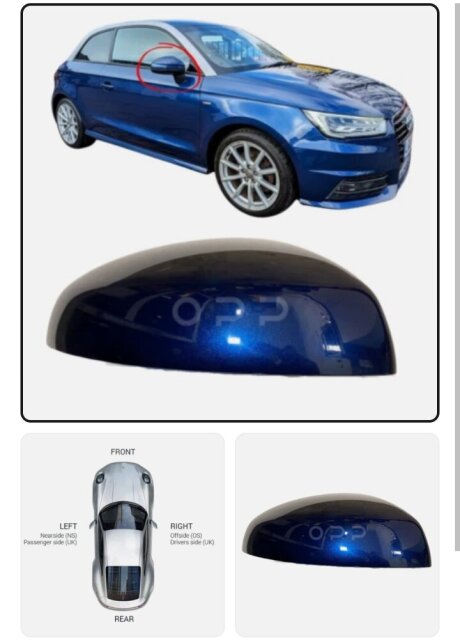 2014-2018 Audi A3 Wing Mirrors Auto Parts Kingston