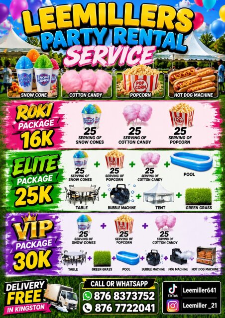 Leemillers Party Rental Service