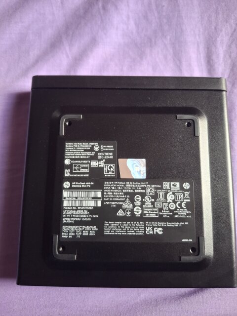 HP ProDesk 400 G6 Mini PC + Mouse & Keyboard