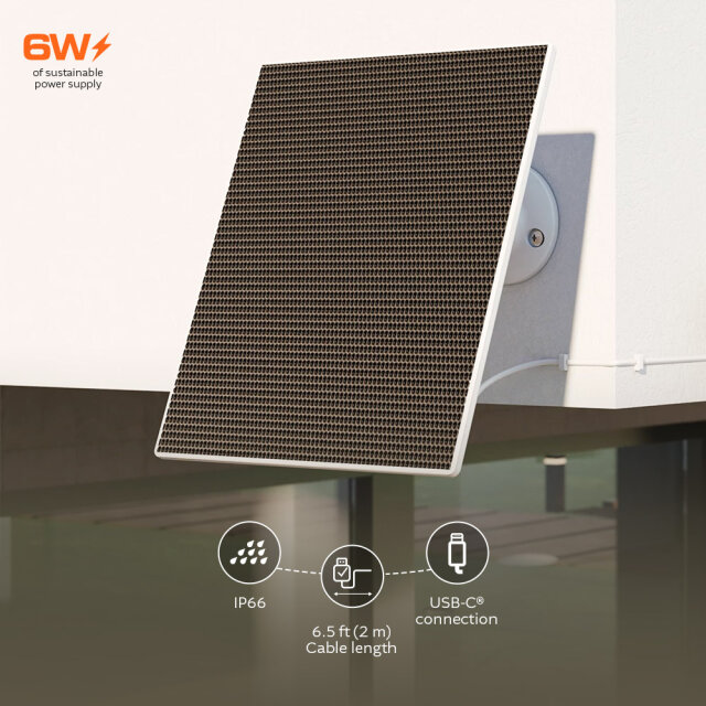 6W Solar Panel For Smart Outdoor Battery Cameras Smart Home & Surveillance Pembroke Hall, Off Washington Boulevard