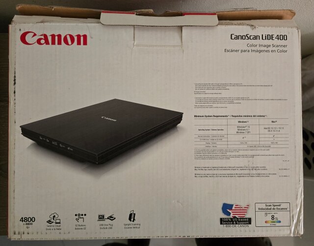 CANON CANOSCAN LiDE 400 – FLATBED DOCUMENT SCANNER Computer Accessories Ligueanea, Papine Or Half Way Tree